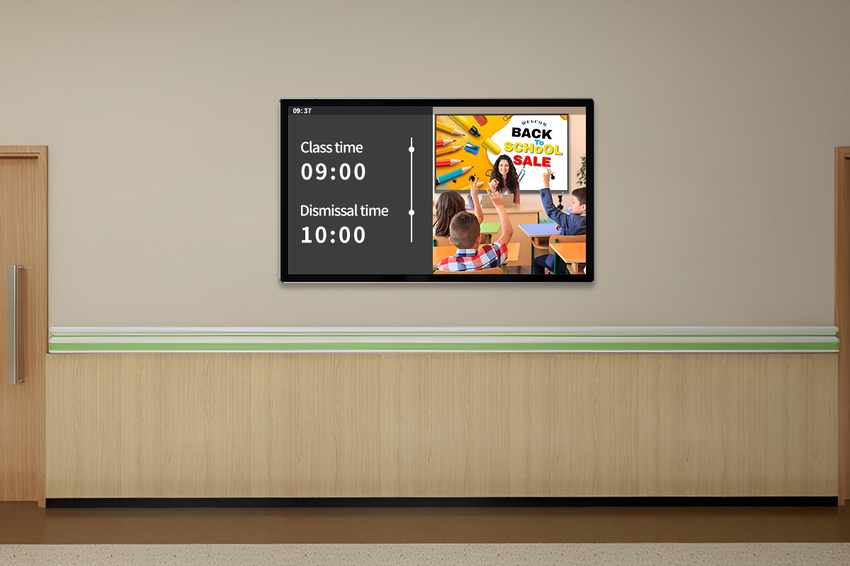 Enhancing Education with Wall Mount Outdoor Digital Signage